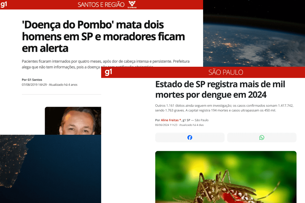 Imagem ilustrativa da matéria do G9 sobre o Pest Reject